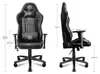 Gaming Stuhl ONE GAMING Chair Pro BLACK V2 Produktbild-Vorschau 3