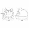 QLS Casa per gatti in peluche con cuscino 31x30x28 cm - Anteprima dell’immagine prodotto 3