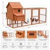 Mucola Hühnerstall Hühnerhaus Kaninchenkäfig Holz Stall Produktbild-Vorschau 3