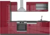 Cucina componibile Vicco R-Line Rosso lucido/antracite 300 Anteprima dell’immagine prodotto 1
