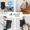 Skládací nákupní vozík VOUNOT® se 6 koly, chladicí Náhled obrázku produktu 9