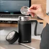 Thermobecher Mit Henkel aus Edelstahl 450 ml Becher für Produktbild-Vorschau 4