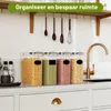 6er-Set luftdichte Vorratsbehälter 2,5 L, Kunststoff, BPA-frei Anteprima dell’immagine prodotto