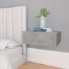 Comodini sospesi 2 pz. Grigio cemento 40x30x15 cm Materiale Anteprima dell’immagine prodotto 15