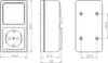 ROTH LANGE 101802158 Steckdose 1-fach Aufputz Standard Produktbild-Vorschau 3