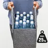 sada 2 plstěných tašek šedá/černá 50x25x25cm Náhled obrázku produktu 4