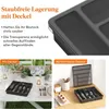 Besteckkasten mit Deckel Besteckhalter Küchenschublade und Produktbild-Vorschau 4