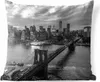 MuchoWow® Outdoor Kissen - Luftaufnahme der Brooklyn Bridge Produktbild-Vorschau 1