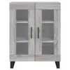 The Living Store Sideboard Grau Sonoma 69,5x34x90 cm Produktbild-Vorschau 5