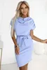 Numoco Minikleid für Frauen Roxi azurblau S Produktbild-Vorschau 3