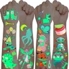 Kinder Tattoo Set 30 leuchtende Glitzer-Tattoos für Mädchen Produktbild-Vorschau 2