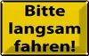 vianmo Blechschild 20x30 cm Bitte langsam fahren Warnschild Produktbild-Vorschau 1