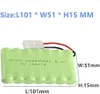 RC-Akku 8,4 V 2400 mAh, wiederaufladbarer Ni-MH-AA-Akku, Produktbild-Vorschau 3