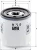 A white oil filter with dimensions indicated by lines and letters. Podgląd zdjęcia produktu