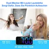RGB-Vibrationswecker fürs Schlafzimmer, 100 dB laut, zwei Produktbild-Vorschau 7