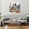 Bilder auf glas - Stadt Straße Haus - 70x70cm - Glasbilder Produktbild-Vorschau 6