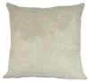 50 x 50 cm Dekokissen „Zefir dot“ Hellbeige Samt Produktbild-Vorschau 1