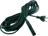 A coiled green power cord with a European-style plug. Produktbild-Vorschau