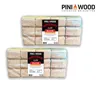 Two packages of hardwood briquettes are shown against a white background. Anteprima dell’immagine prodotto