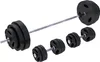GORILLA SPORTS® Hantelset - 100kg, Langhantelstange 170cm, Produktbild-Vorschau 1