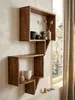 2er Set Wandregale MUMBAI Massivholz Sheesham Holzregal Produktbild-Vorschau 1