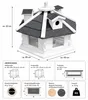 Mucola Vogelhaus Vogelfutterhaus Holz Vogelvilla Produktbild-Vorschau 3