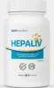 A white bottle of Hepaliv supplements against a white background. Produktbild-Vorschau