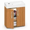paplinskimoebel Waschbecken mit Unterschrank 41 x 22,5 x 50 Produktbild-Vorschau 3