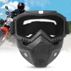 Motorrad Crossbrille mit Maske getönt Schwarz Produktbild-Vorschau 2