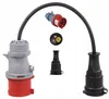 Adaptér Adelid 32/5P, 32A, 400V na 16A, 230V, gumový Náhľad obrázku produktu 1