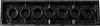 A black plastic LEGO brick with 8 studs, viewed from a slightly elevated angle. Náhled obrázku produktu