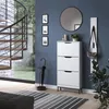 Botník na boty Vicco Luca Bílá 59 x 123 cm se 3 výklopnými Náhled obrázku produktu 3