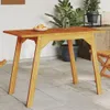 vidaXL Stół ogrodowy 110x56x75 cm z litego drewna Podgląd zdjęcia produktu 2