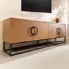 riess-ambiente Design Lowboard GRANDEZZA 180cm Eiche Metall Produktbild-Vorschau 1