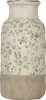 Clayre & Eef Vase Ø 15x32 cm Grün Keramik Blumen Produktbild-Vorschau 1