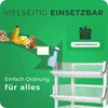 Novaliv 3 Stück Korbregal Weiß Steckregal Stapelbar & Produktbild-Vorschau 6