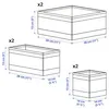 IKEA SKUBB-Box, 6er-Set, weiß Produktbild-Vorschau 4