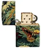 Zippo Sturmfeuerzeug Colourful Dragon 540° Tumbled Brass Produktbild-Vorschau 8