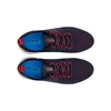 A top-down view of two navy blue Geox sneakers with red laces, set against a white background. Produktbild-Vorschau