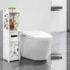 Toilettenpapierhalte mit Schranktür Badregal Standschrank Produktbild-Vorschau 3