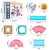 Klocki magnetyczne 3d świecące konstrukcyjne edukacyjne 125 Podgląd zdjęcia produktu 2