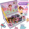 Malplay Magnetická oblékací hra Puzzle Ratchet Vzdělávací Náhled obrázku produktu 1
