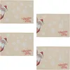 Weihnachtsmann & Co. KG 4er Set Tischset, Platzdeckchen, Produktbild-Vorschau 1