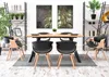 Designová jídelní židle SAROLTA - dub / černá Náhled obrázku produktu 7