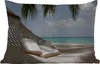 MuchoWow® Outdoor Kissen - Hängematte - Buch - Strand - Produktbild-Vorschau 1