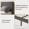 Collage of images showing details of a bed frame. Náhľad obrázku produktu