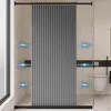 Faltbarer magnetischer Duschvorhang, wasserdicht und Produktbild-Vorschau 1