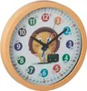 Orologio da parete Relaxdays per bambini, Ø 30 cm, orologio Anteprima dell’immagine prodotto 1