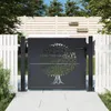 vidaXL Gartentor Anthrazit 100x75 cm Stahl Baum-Design Produktbild-Vorschau 2