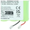 vhbw Akkupack aus 4x AA Mignon für diverse Geräte (2000mAh, Produktbild-Vorschau 6